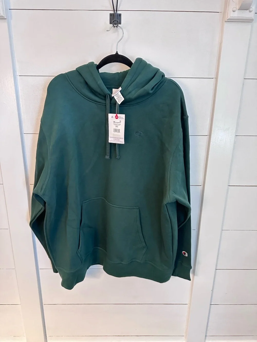 NWT Champion XXL Powerblend sport fleece hooded kangaroo pocket sweatshirt cozy